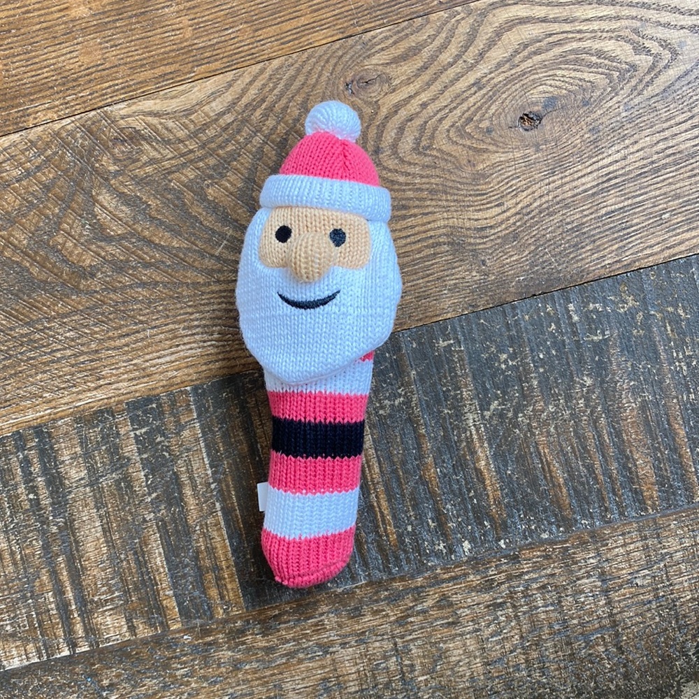 5/$5 Rich Frog holiday k’nits Santa baby squeaker